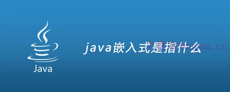 java嵌入式是指什么插图