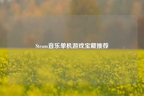 Steam音乐单机游戏宝藏推荐