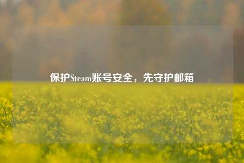 保护Steam账号安全,先守护邮箱