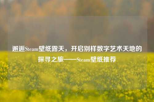 邂逅Steam壁纸露天,开启别样数字艺术天地的探寻之旅——Steam壁纸推荐