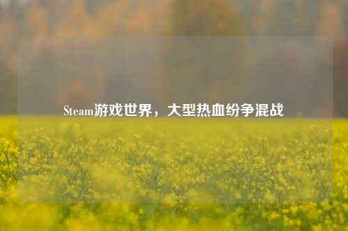 Steam游戏世界,大型热血纷争混战