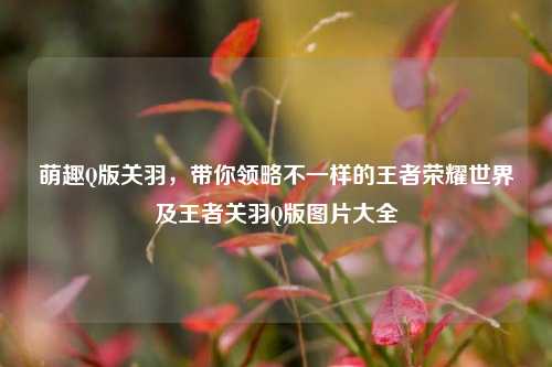 萌趣Q版关羽,带你领略不一样的王者荣耀世界及王者关羽Q版图片大全