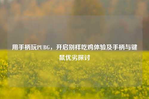 用手柄玩PUBG，开启别样吃鸡体验及手柄与键鼠优劣探讨