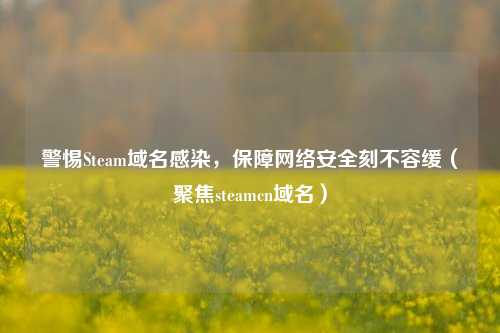 警惕Steam域名感染，保障网络安全刻不容缓（聚焦steamcn域名）