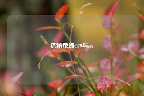 探秘蚕蛹CF9与cfr