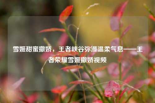 雪姬甜蜜撒娇,王者峡谷弥漫温柔气息——王者荣耀雪姬撒娇视频