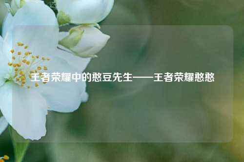 王者荣耀中的憨豆先生——王者荣耀憨憨