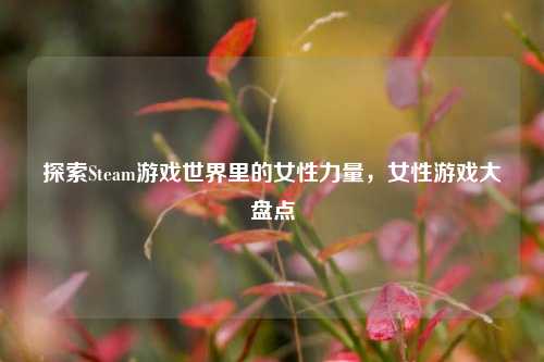 探索Steam游戏世界里的女性力量，女性游戏大盘点