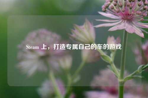 Steam 上,打造专属自己的车的游戏