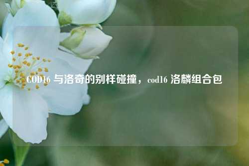COD16 与洛奇的别样碰撞,cod16 洛麟组合包