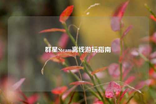 群星Steam离线游玩指南