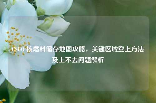 CSGO 核燃料储存地图攻略，关键区域登上方法及上不去问题解析