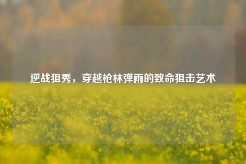 逆战狙秀，穿越枪林弹雨的致命狙击艺术