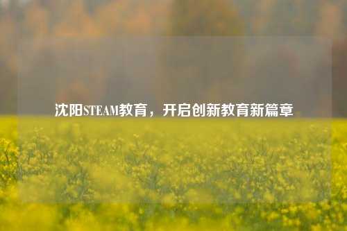 沈阳STEAM教育，开启创新教育新篇章