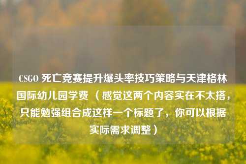CSGO 死亡竞赛提升爆头率技巧策略与天津格林国际幼儿园学费 (感觉这两个内容实在不太搭,只能勉强组合成这样一个标题了,你可以根据实际需求调整)
