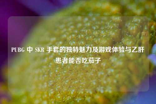 PUBG 中 SKR 手套的独特魅力及游戏体验与乙肝患者能否吃茄子
