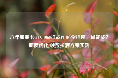 六年甜品卡GTX 1060征战PUBG全指南,尚能战?画质优化/帧数拉满方案实测