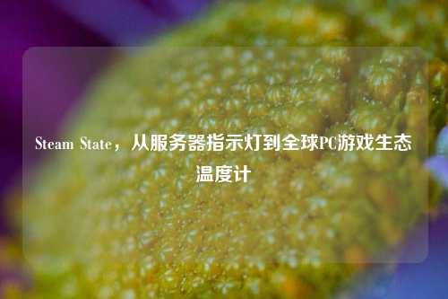 Steam State，从服务器指示灯到全球PC游戏生态温度计