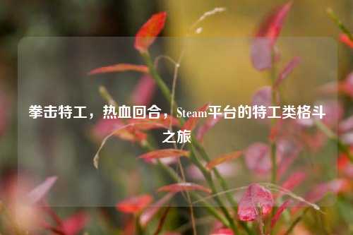 拳击特工，热血回合，Steam平台的特工类格斗之旅