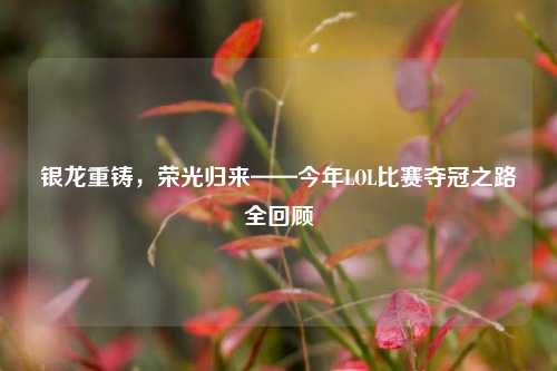 银龙重铸，荣光归来——今年LOL比赛夺冠之路全回顾