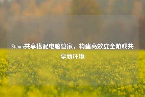 Steam共享搭配电脑管家，构建高效安全游戏共享新环境