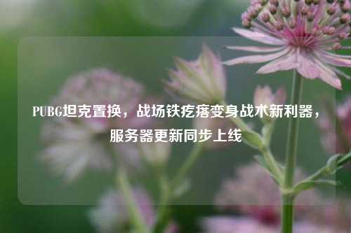 PUBG坦克置换，战场铁疙瘩变身战术新利器，服务器更新同步上线